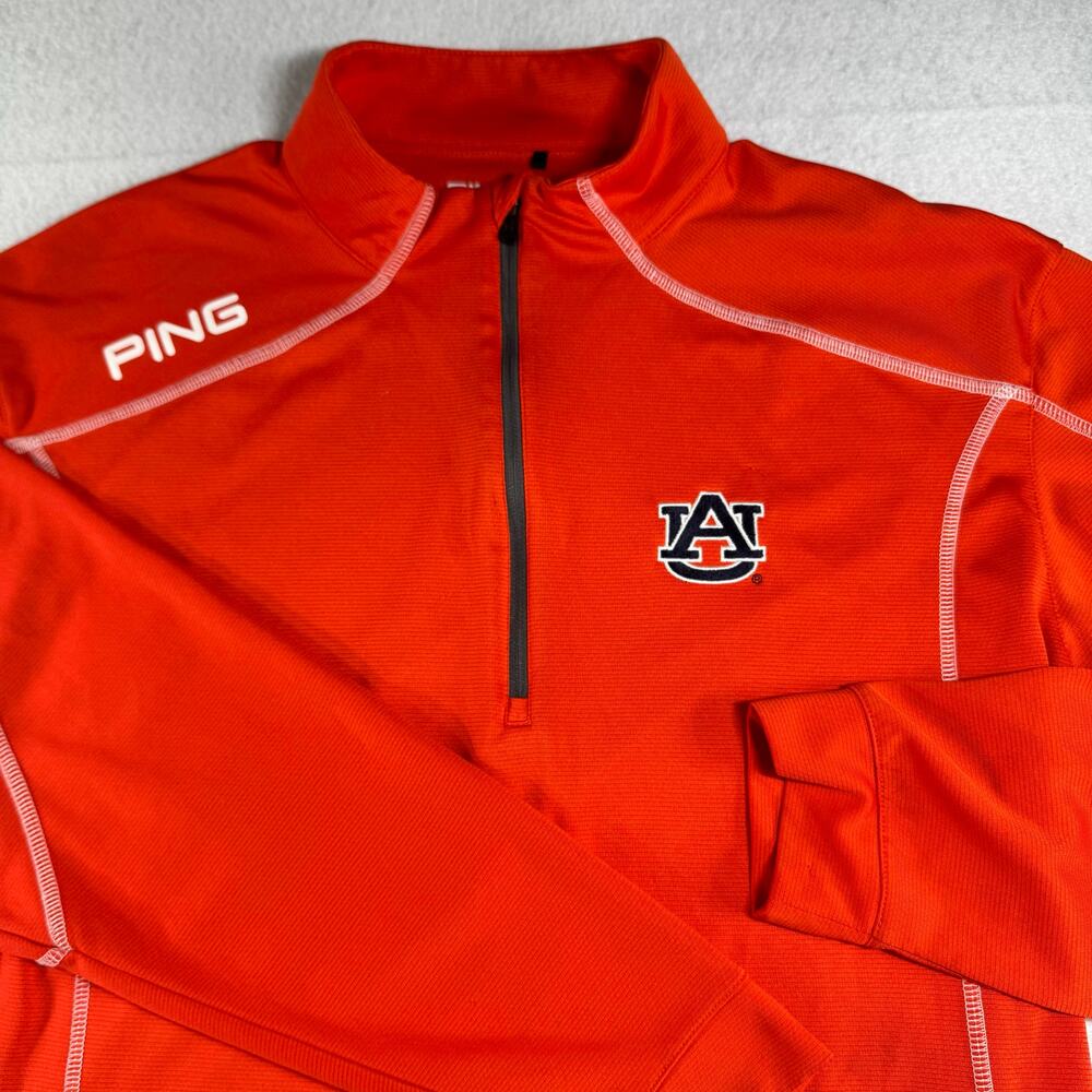 Ping XL Auburn 1/4 Zip Long Sleeve Pullover NCAA College Game Day Wear Eagle